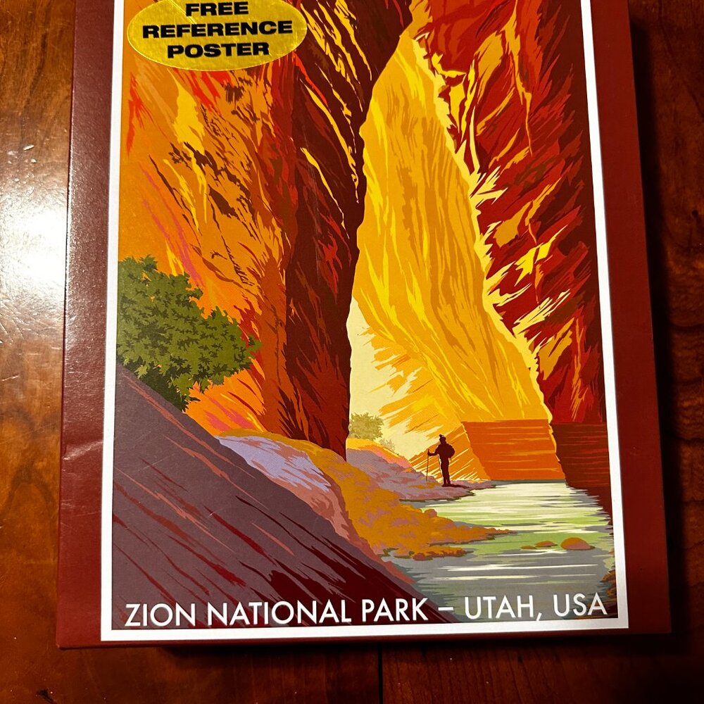 Zion - The Narrows. Puzzle. 1000 pieces